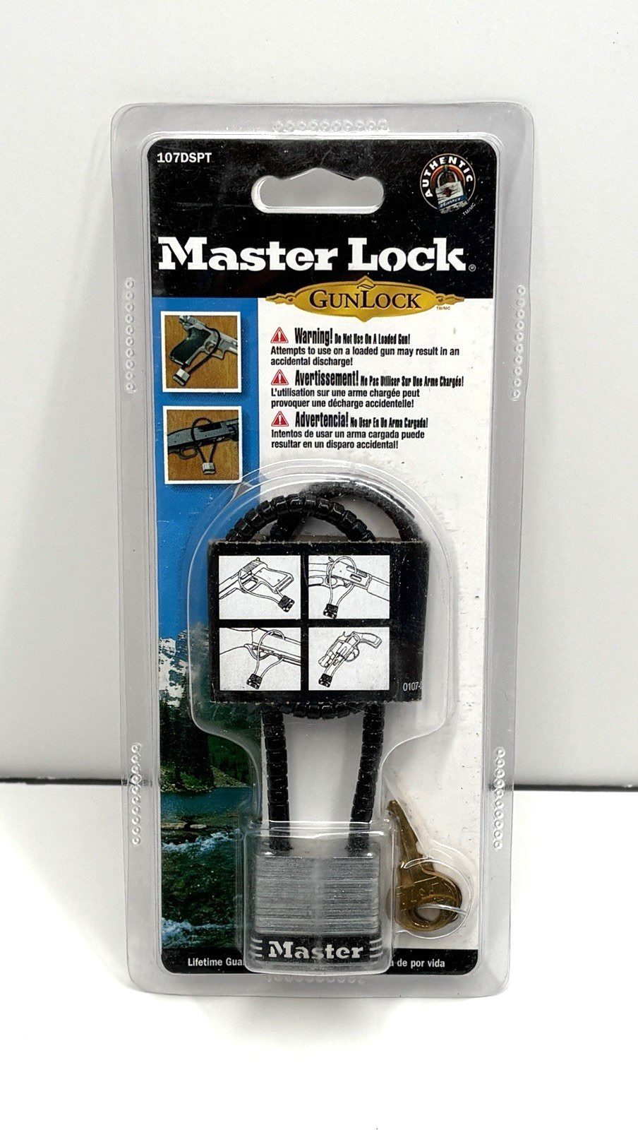 Master Lock Gun Lock 107DSPT