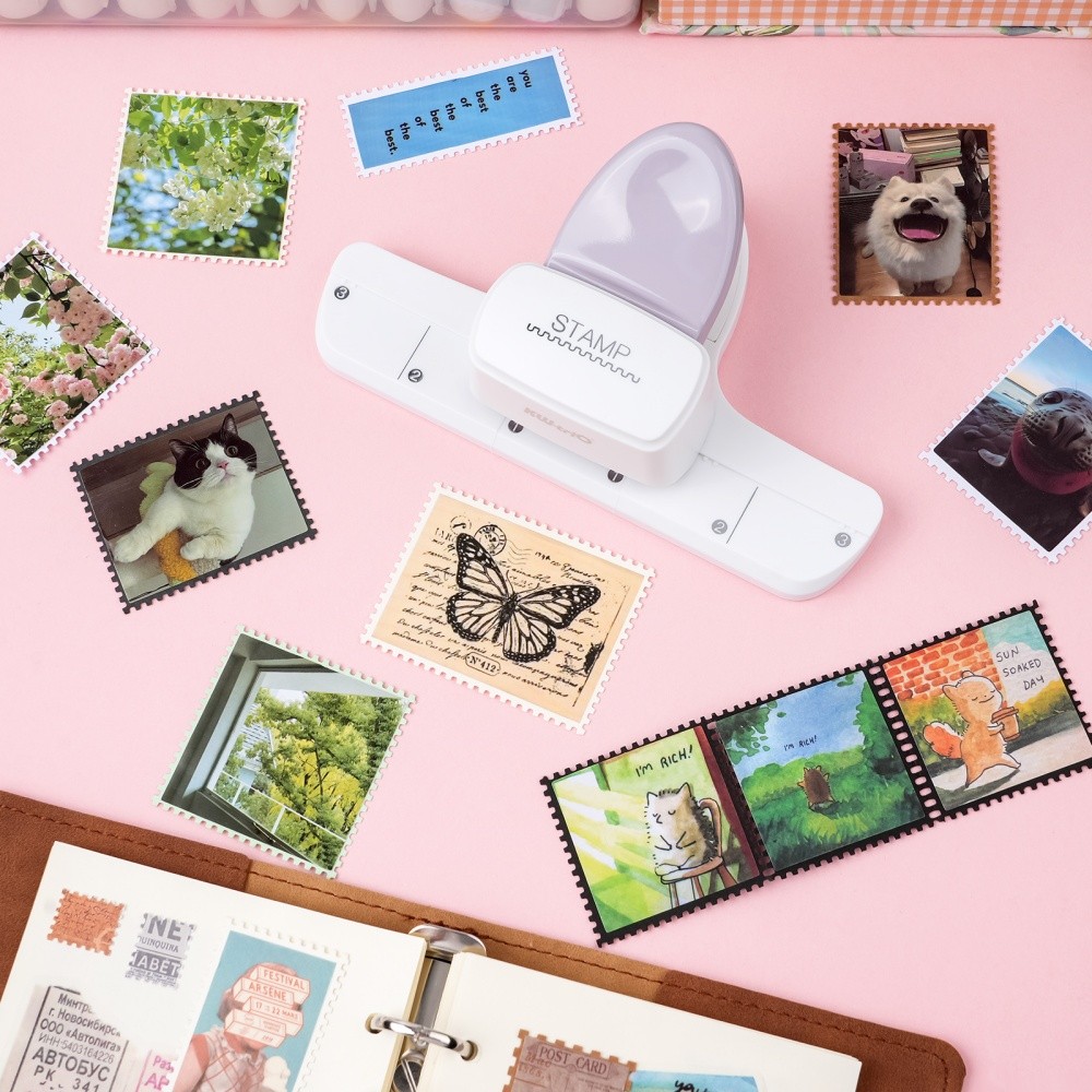 Potage Stamp Border Punch Film Strips Making Punches Decorative Edge Craft Punch