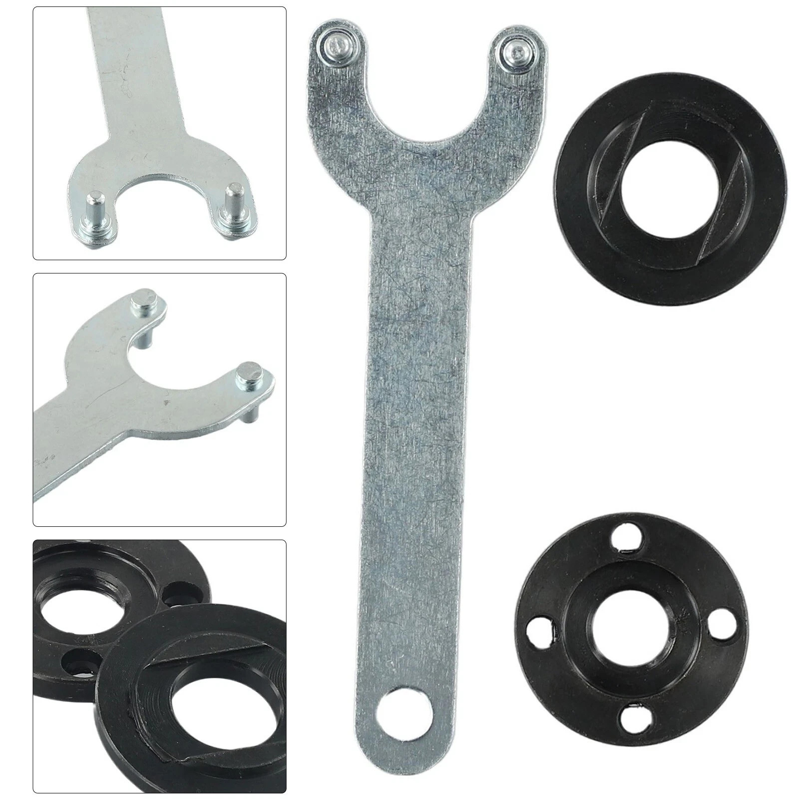 Flange Nut for Angle Grinder - Inner & Outer Nut Replacement Tool