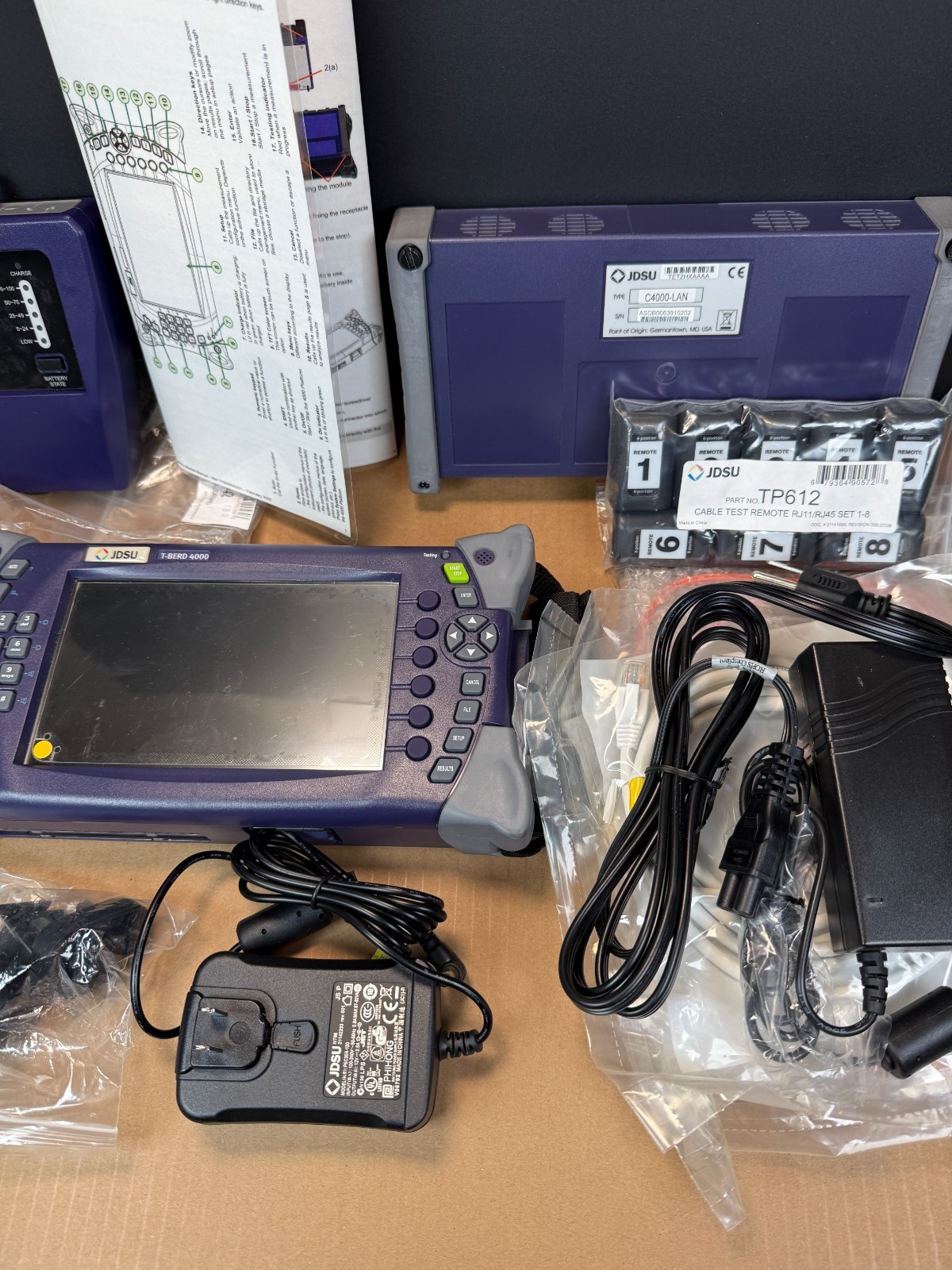 JDSU MTS T-BERD 4000 LAN Works Ships Fast!!!