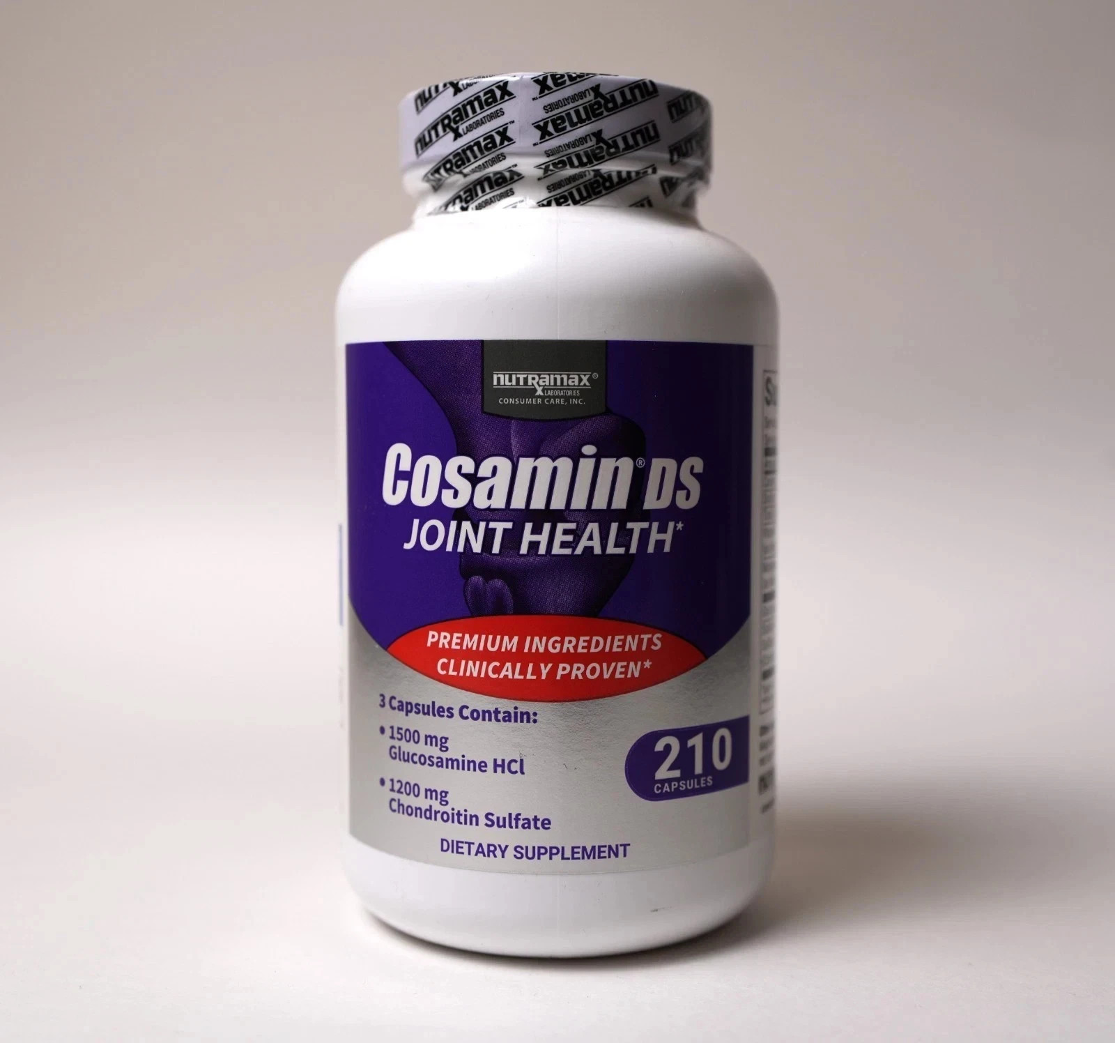 Cosamin DS Joint with Glucosamine & Chondroitin for Joint Health, 210 Capsules