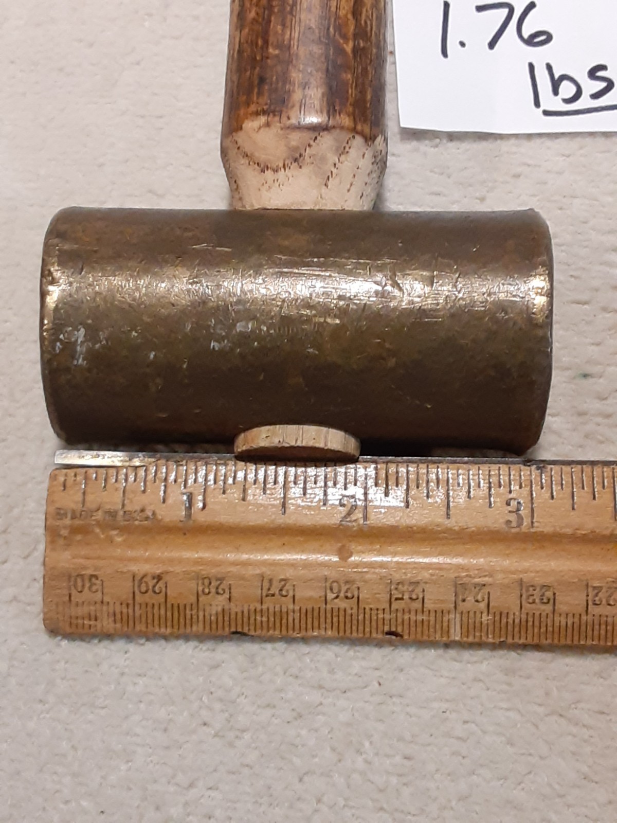 Brass Hammer Overall 1.76 LBS