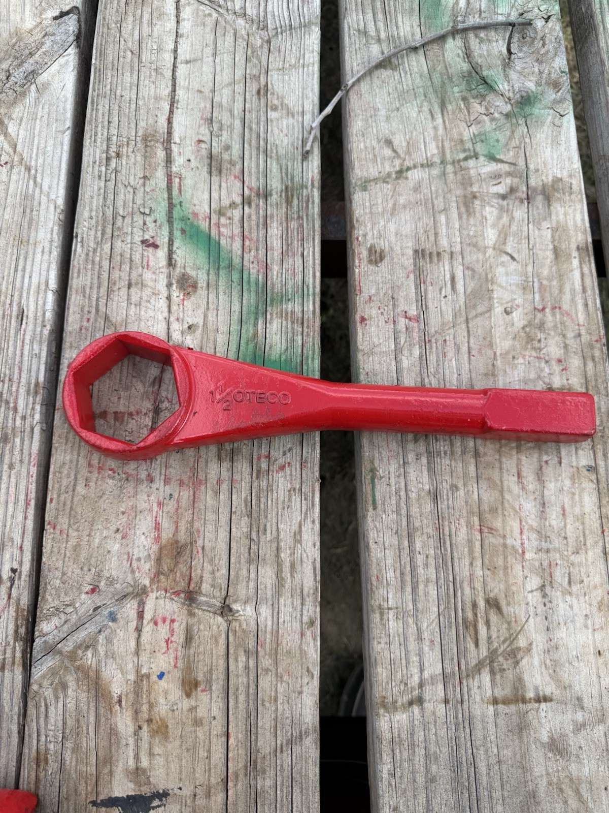 Oteco BW 5150 Hammer Striking Slug Wrench (1 1/2” Stud / 2 3/8” Nut) Six Point