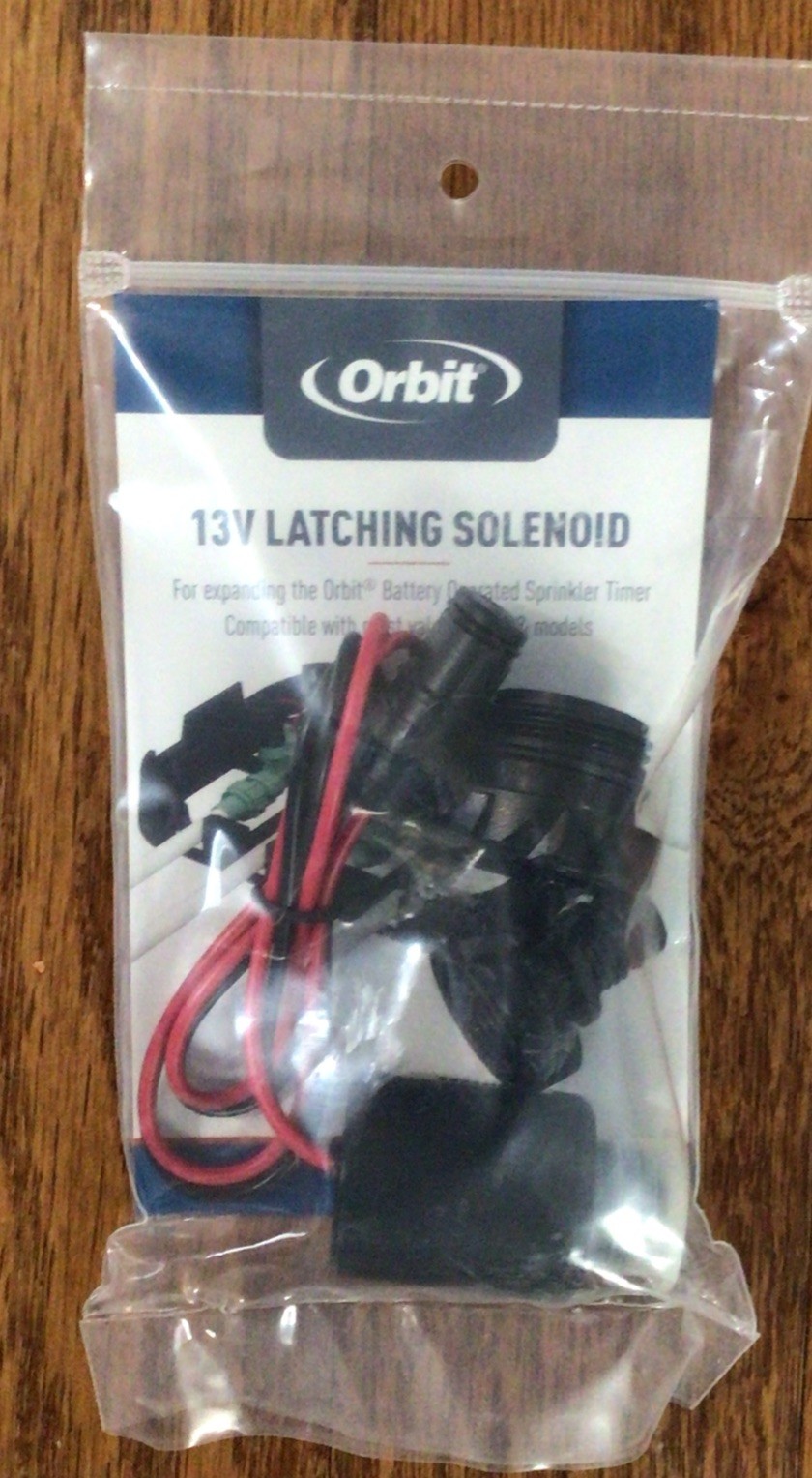 Orbit 57869 - 13V Latching Solenoid with Adapters
