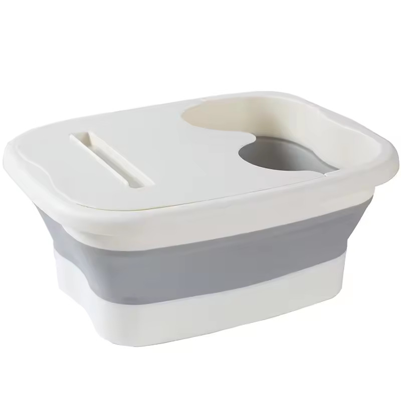 Foldable Foot Bath Massage Bucket - Portable Spa Pedicure Basin