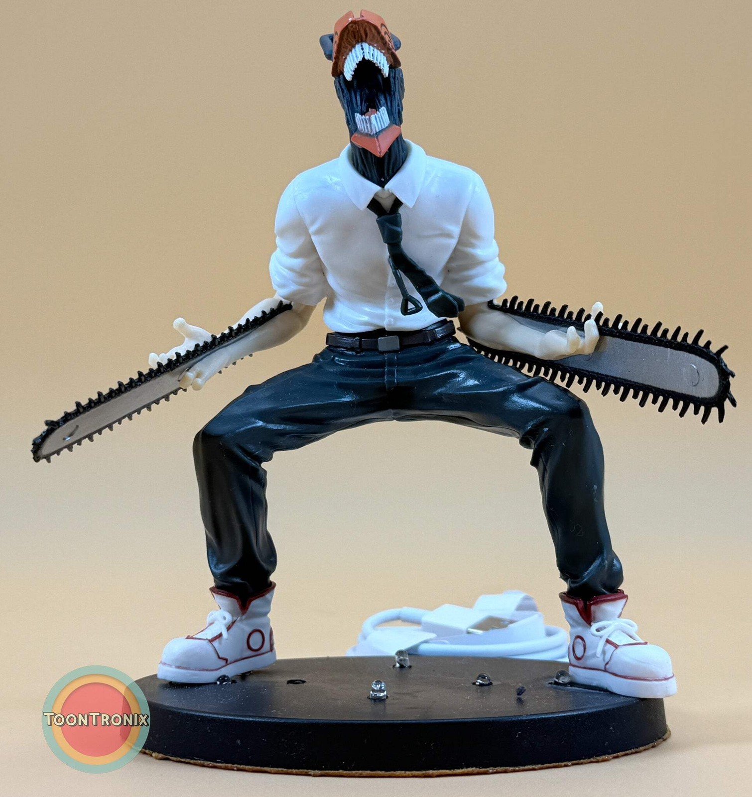 5" Chainsaw Man Lamp Light Statue Figure Collectible