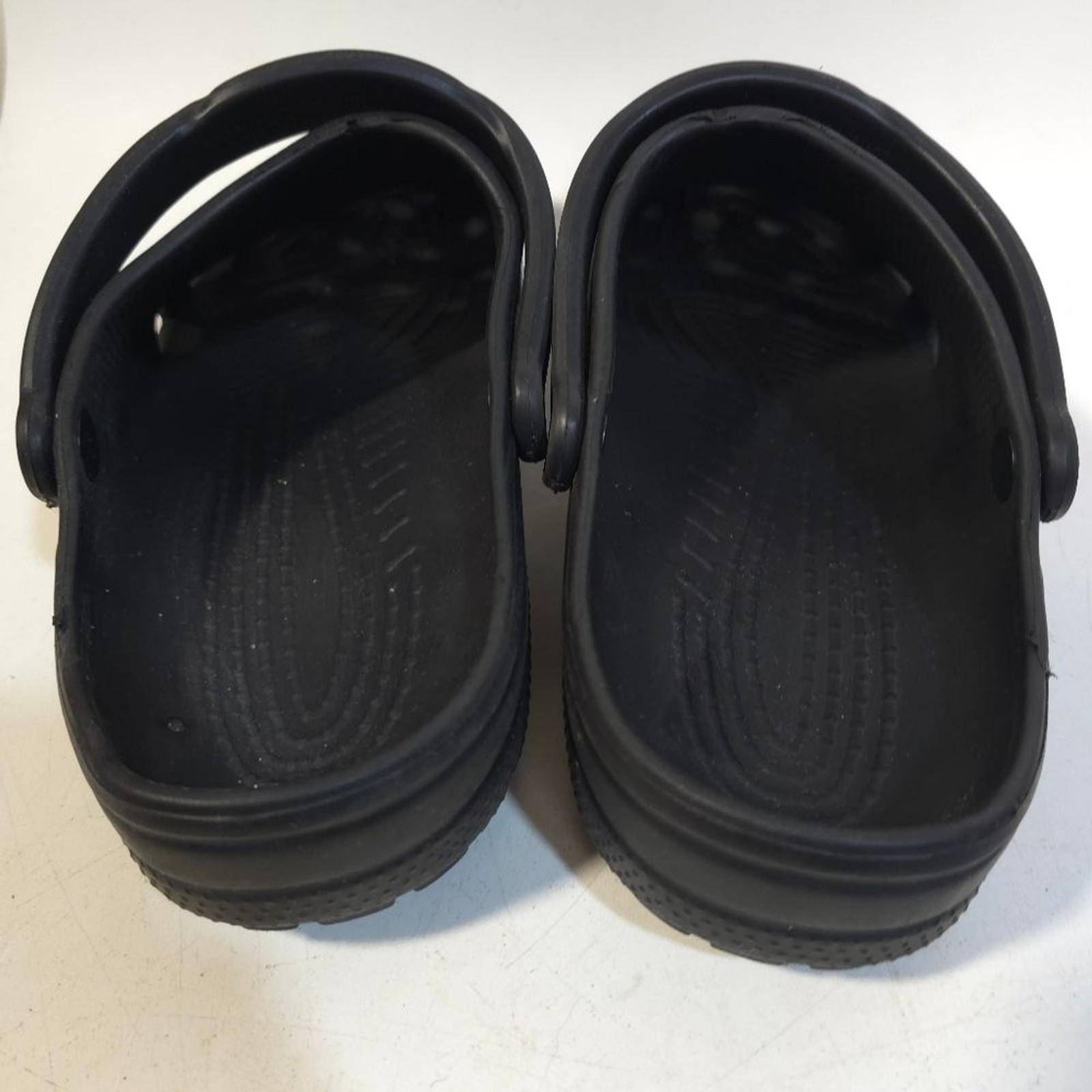 CROCS Black Textured SoleCrocs Classic Clogs Black Men’s Size 13 M Comfort Slip