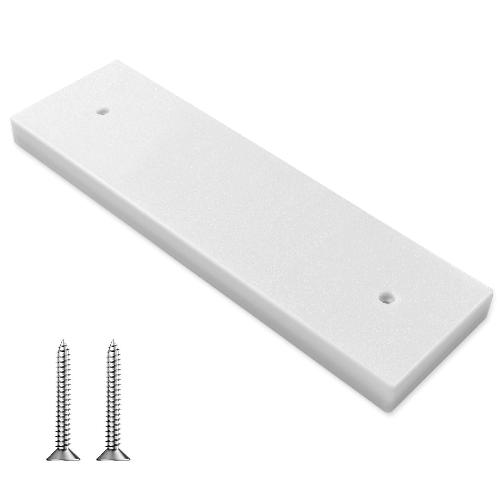 Uv Resistant Marine Grade Transducer Mounting Plate And Hardware Kit White USNew
