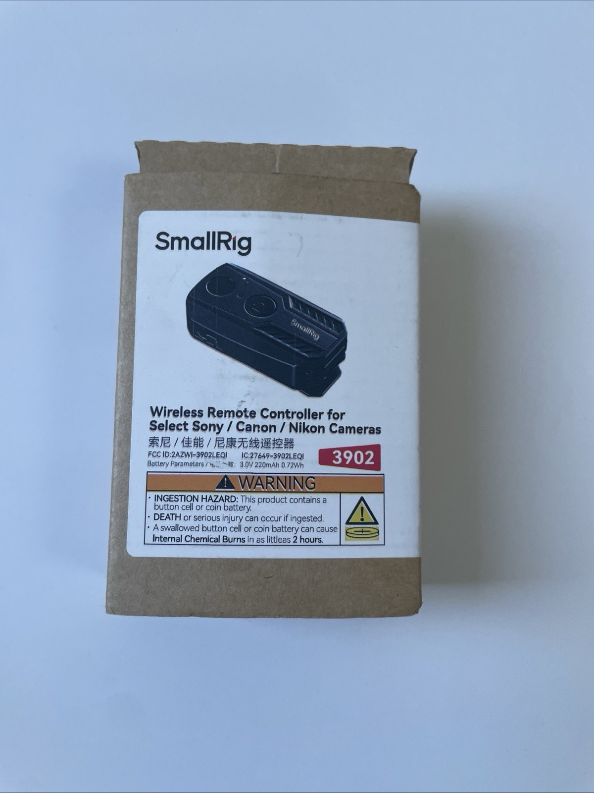 SmallRig Bluetooth Wireless Remote Controller for Sony A7R IV/Canon/Nikon