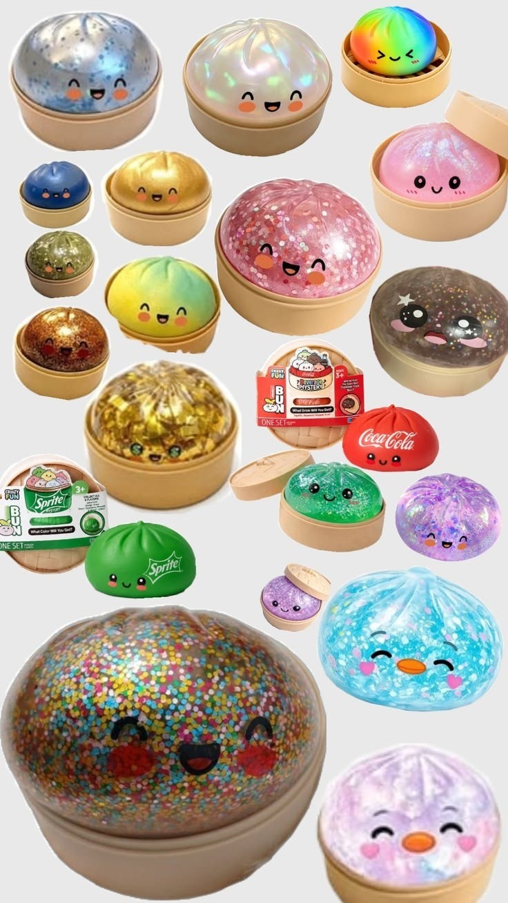 Dumpling Squeeze Squishy Toy with Gift Box – Soft Steamed Bun Sensory Fidget Str