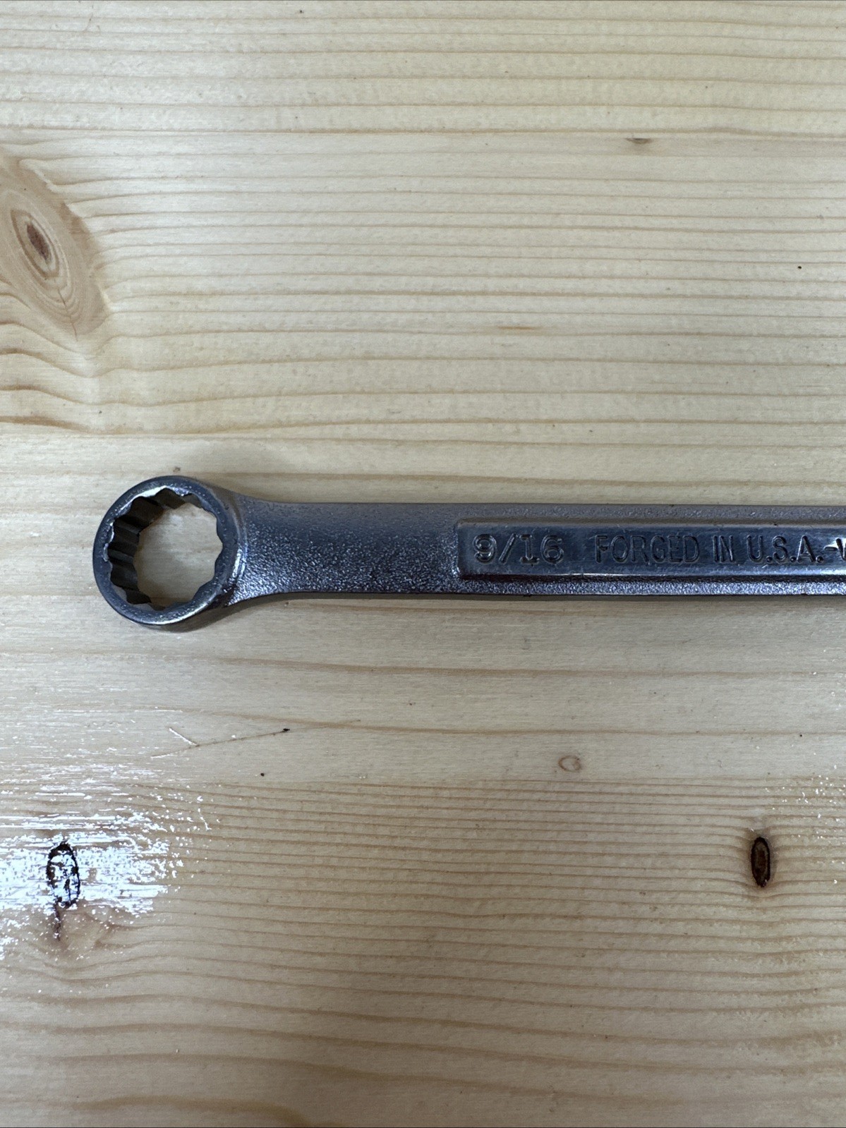 Craftsman Vintage 9/16 Combination Wrench 12 Point Made in USA VA 44696