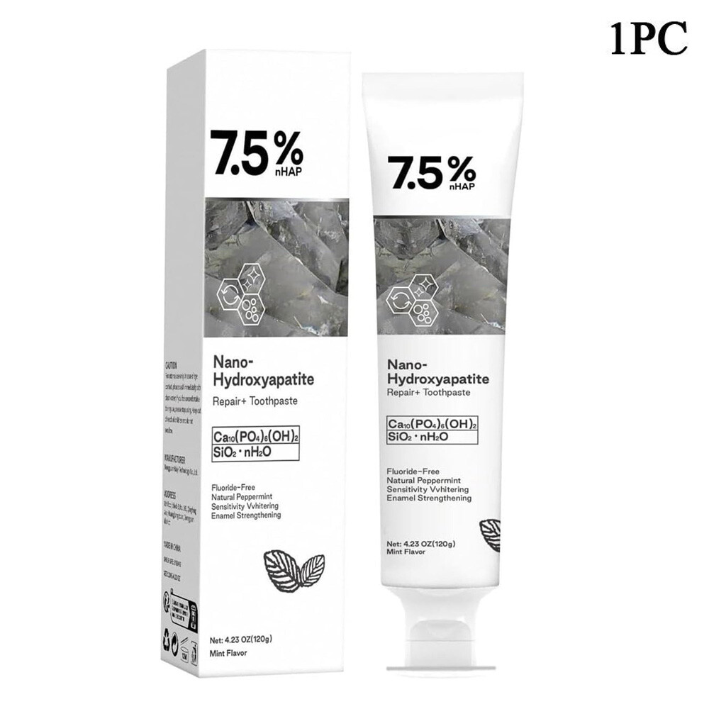 1/2PCS 7.5% Hap Nano-Hydroxyapatite Repair Toothpaste Deep Clean Sensitive Teeth