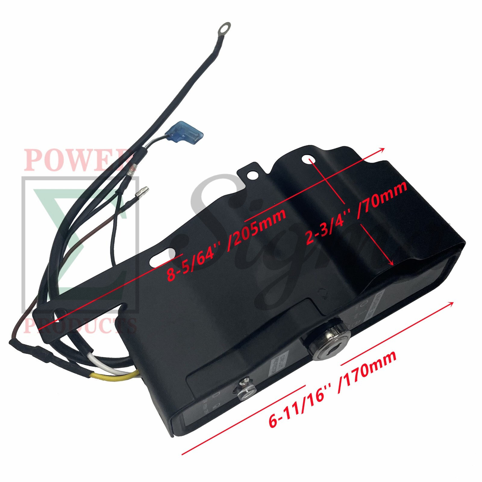 Ignition Switch Box For Powerhorse 420cc 12.5 HP OHV Horizontal Gas Engine