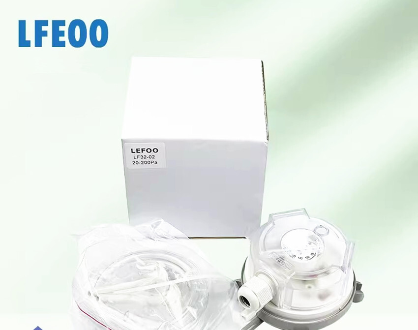 1pcs LEFOO LF32-02 20-200PA Air Pressure Difference Switch sensor