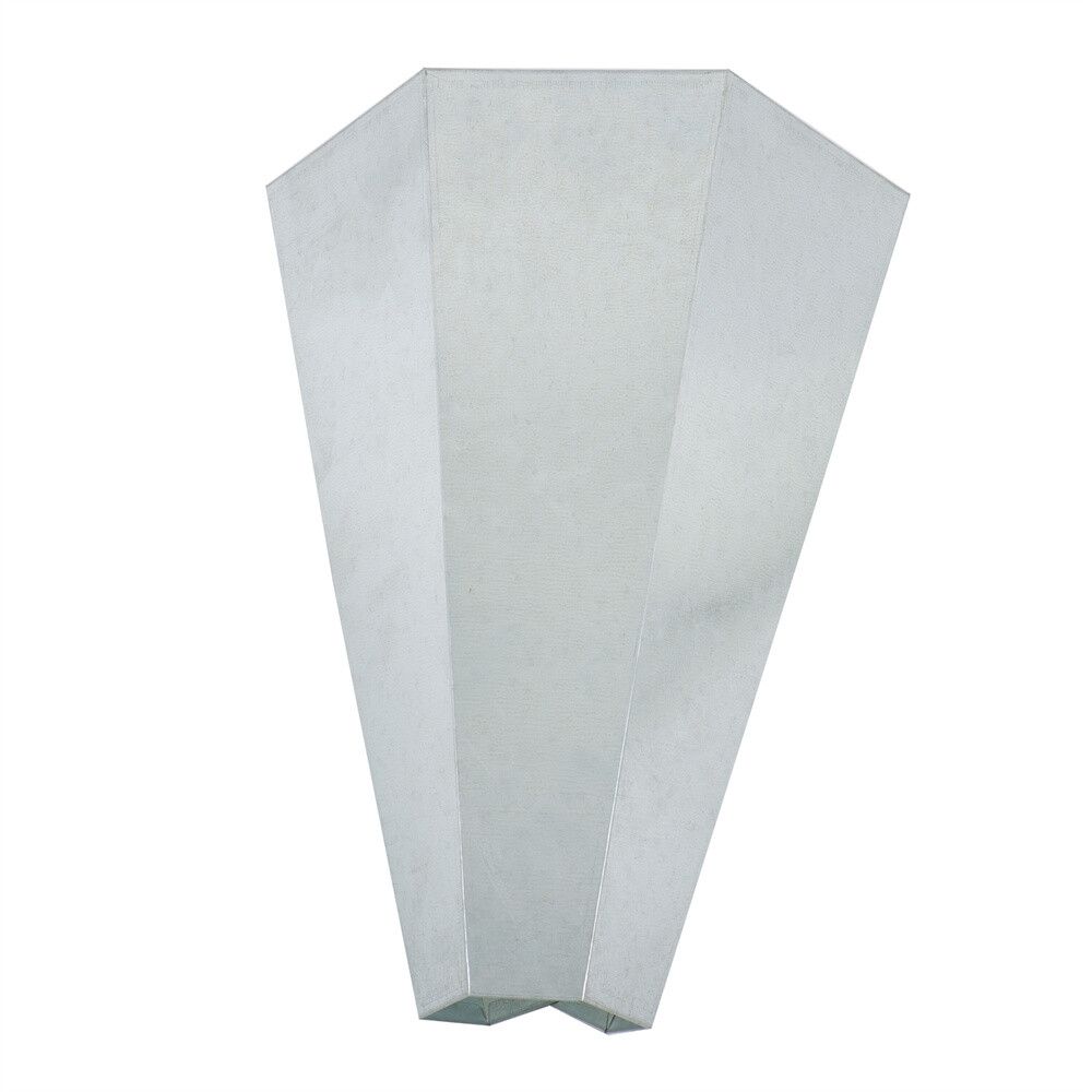 4 Pack Medium Chicken Cone Galvanized Steel Poultry Restraining Cone For Birds