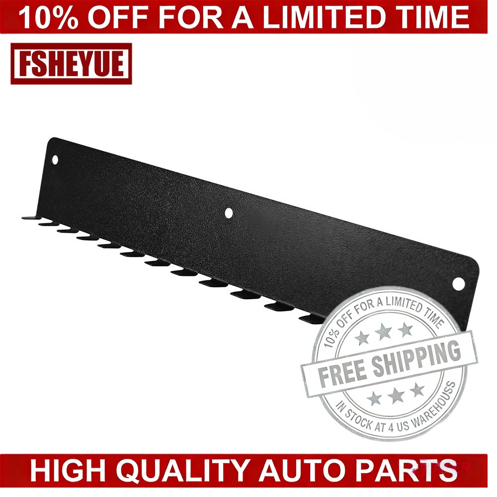 Wrench Rack Holder Organizer Holds up to 15 Storage Rack Wall Mount Black