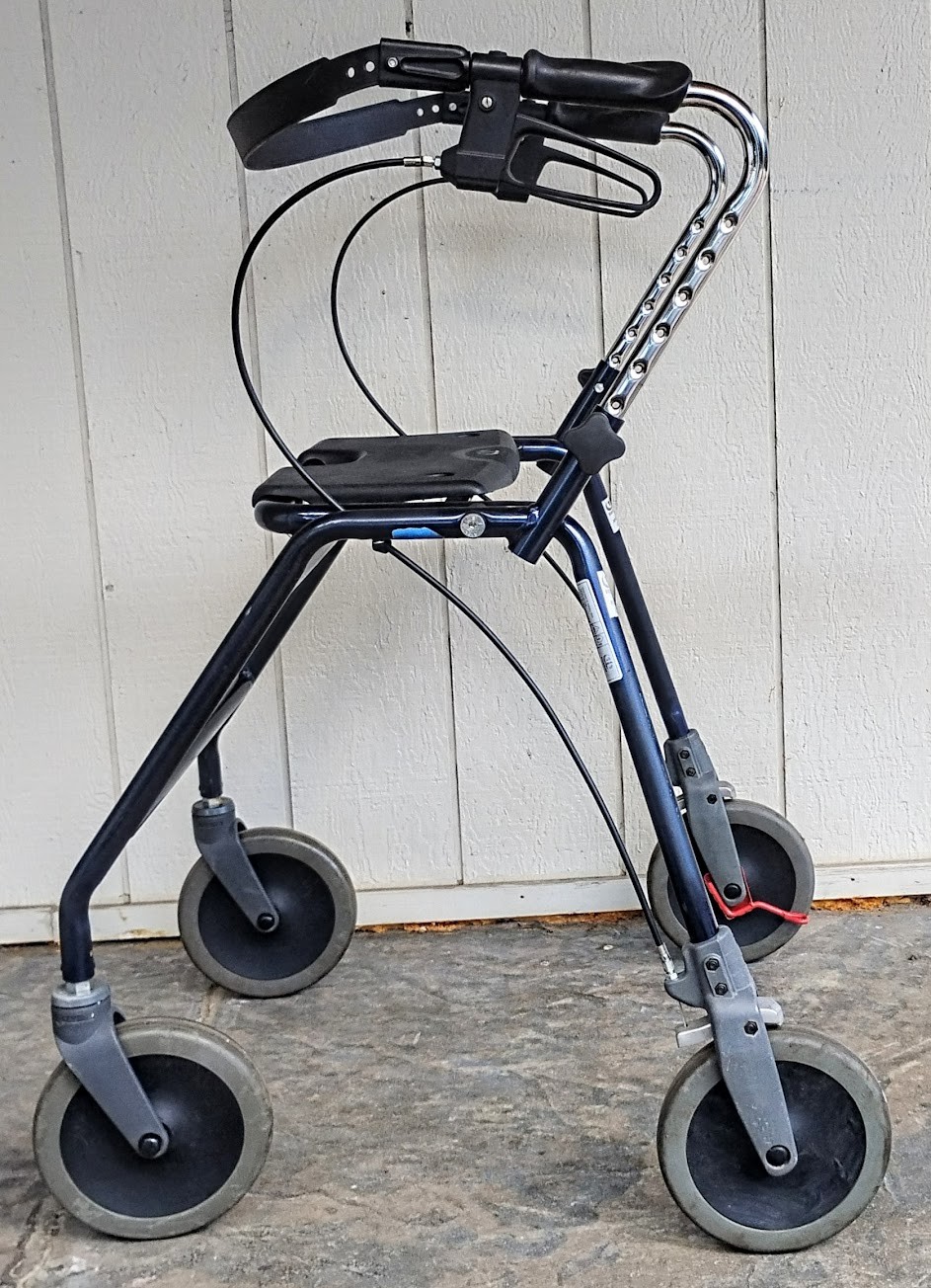 Dolomite Maxi + Plus 650 Rollator Walker Heavy Duty Rolling Bariatric 452 Lbs