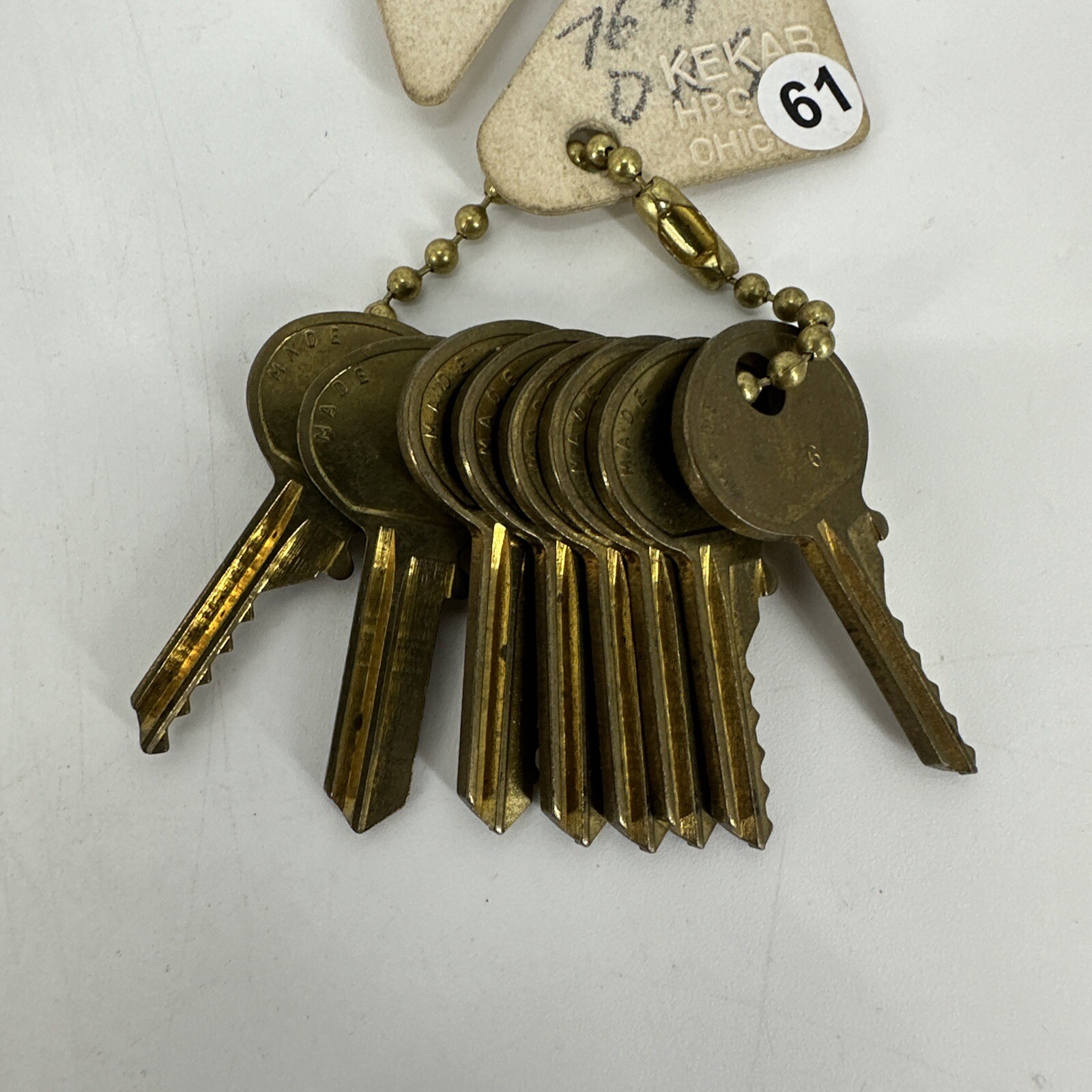 SET OF 8 ESP ML2 764DKS Lock Guide Master Key Set Bommer Devine #0-7