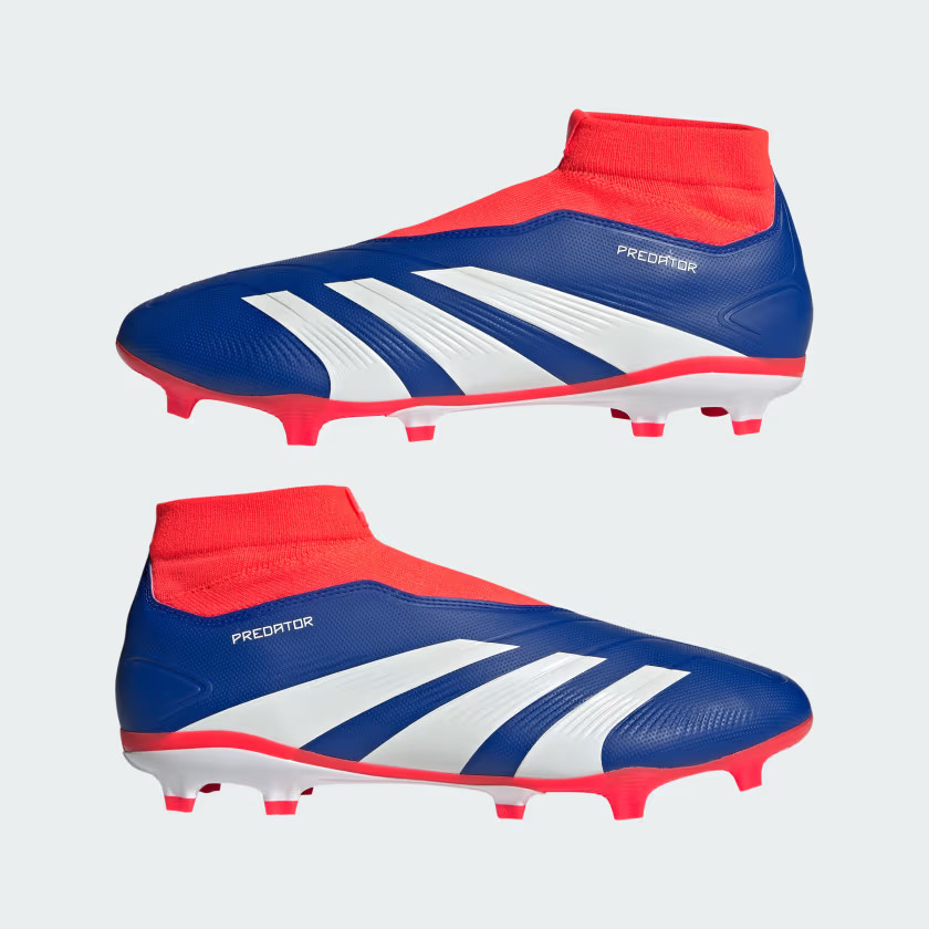Adidas Predator League IF6333 Unisex 11.5 Blue Laceless Football Boots RHS5565
