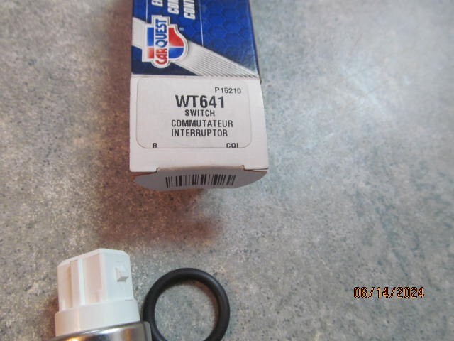 WT641 Intermotor Engine Cooling Fan Switch xref. Standard TS-369 Free shipping