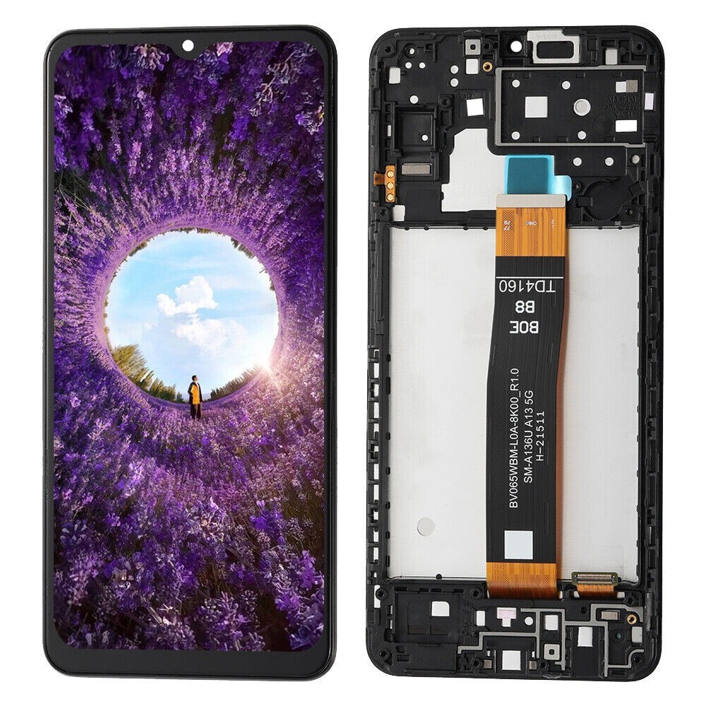 For Samsung Galaxy A13 5G SM-A136U LCD Touch Screen Digitizer Replacement Frame