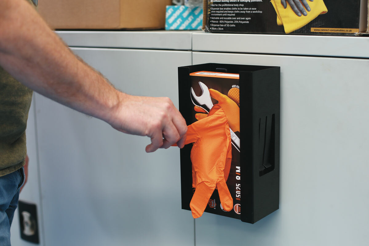 Laser 7722 Glove Dispenser Holder Black