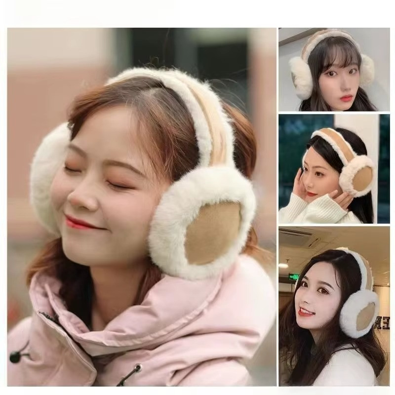 Unisex Winter Ear Muffs – Classic Warm Plush Ear Warmers for Outdoor Sports & Co