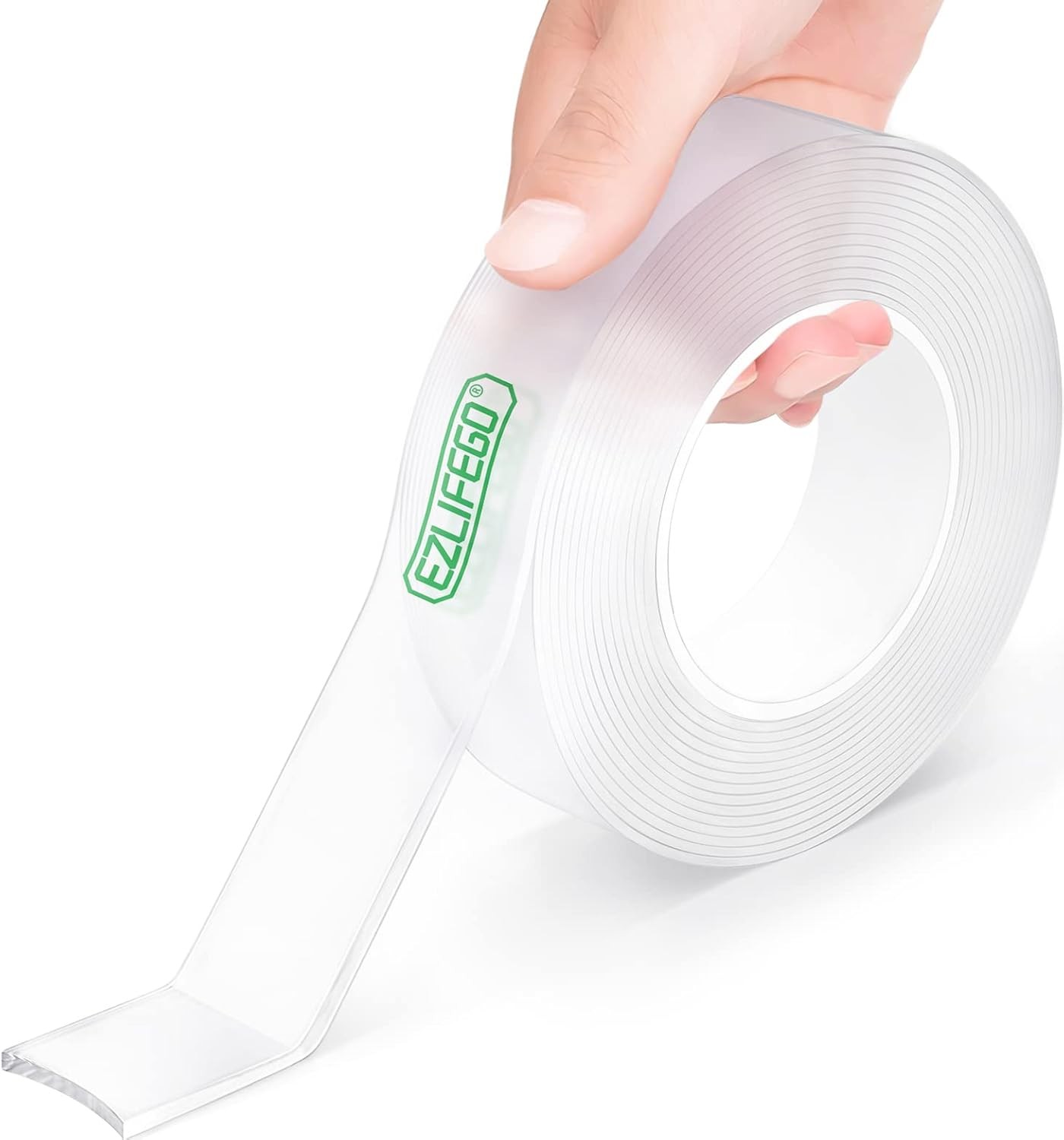 Double Sided Tape Heavy Duty(Extra Large 16.5FT), Nano 16.5 Feet, Clear