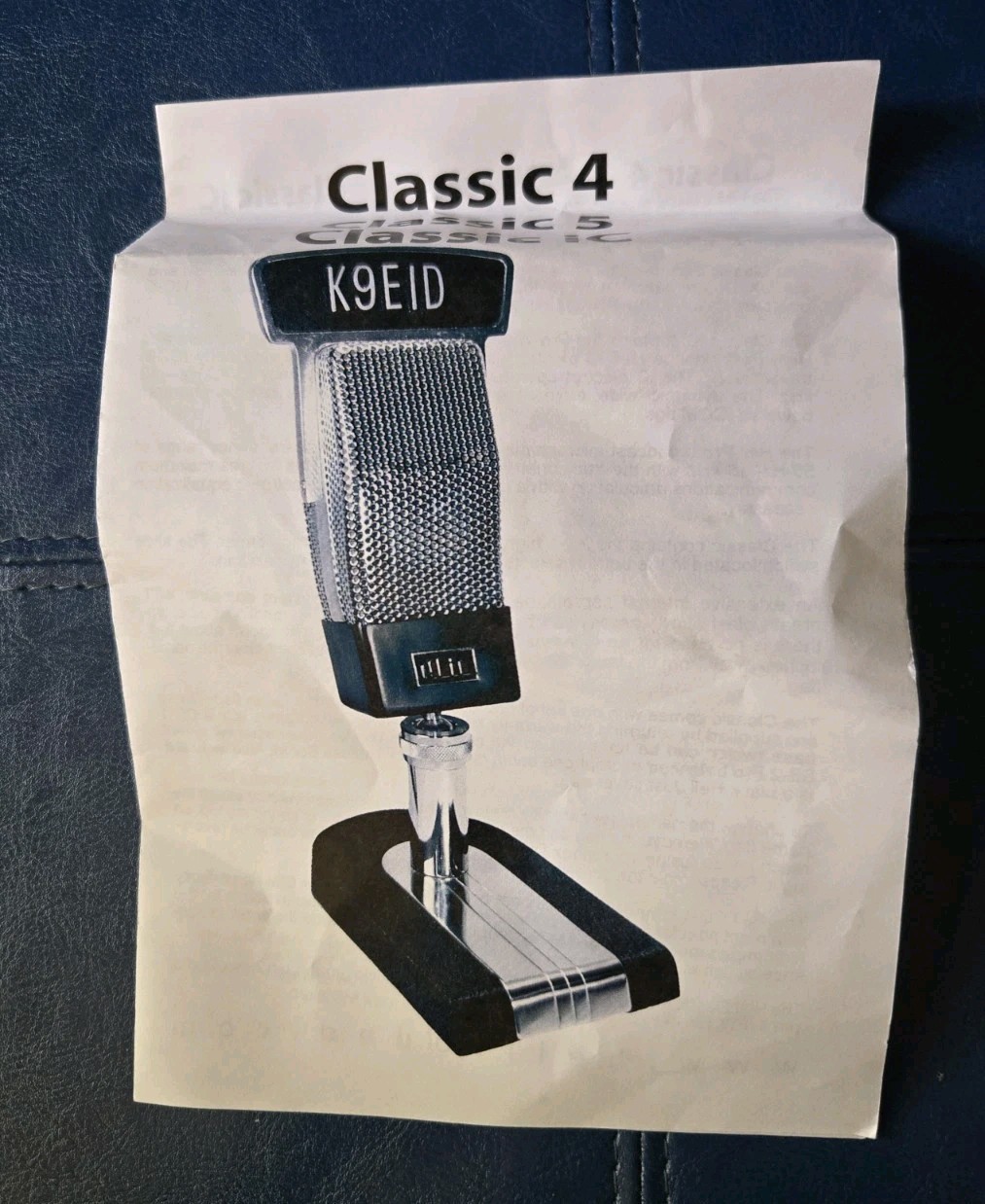 Heil Sound Classic Studio Microphone HCL4 With Box