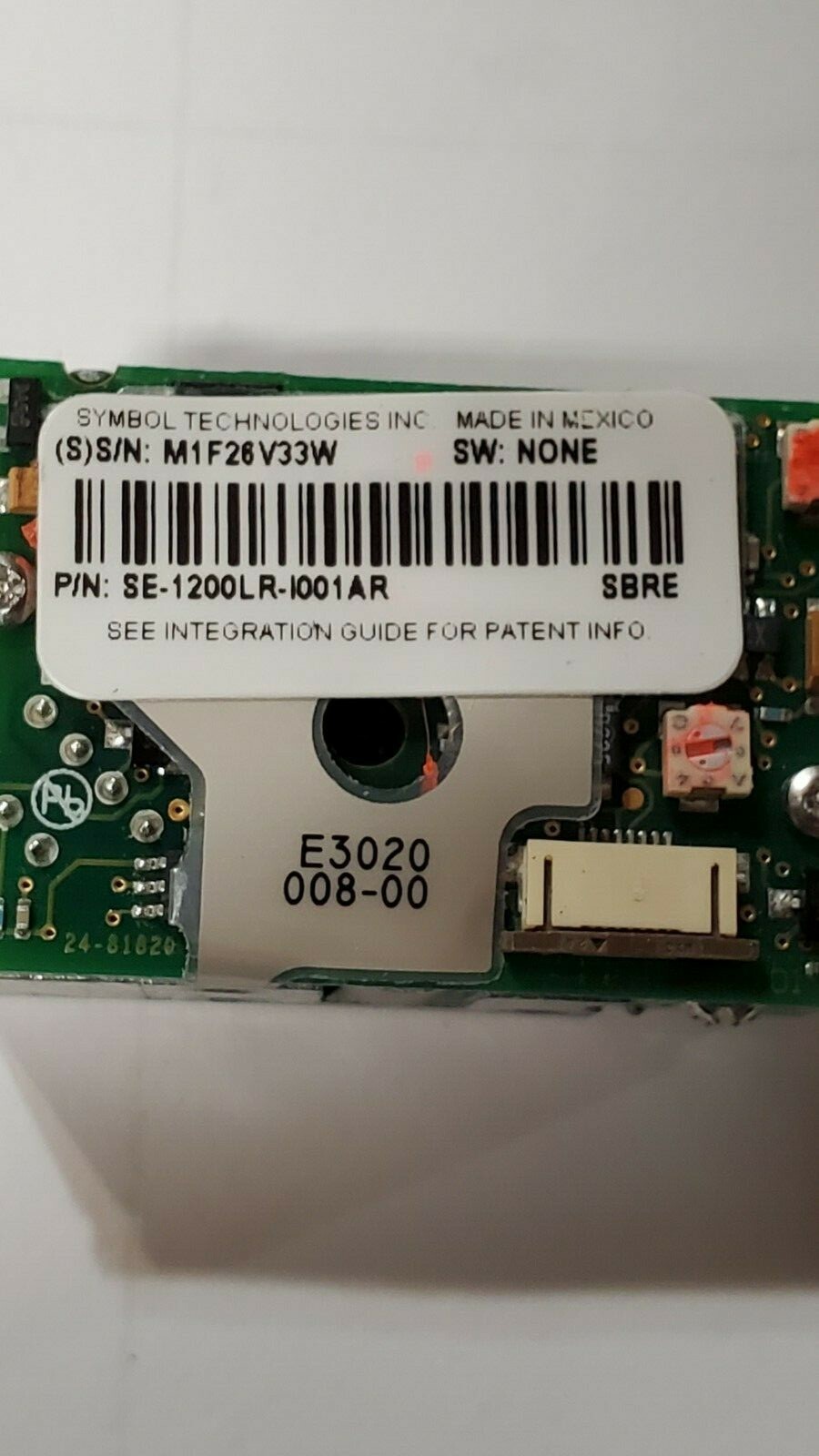  SYMBOL BARCODE SCAN ENGINE SE-1200LR-1001AR  NEW