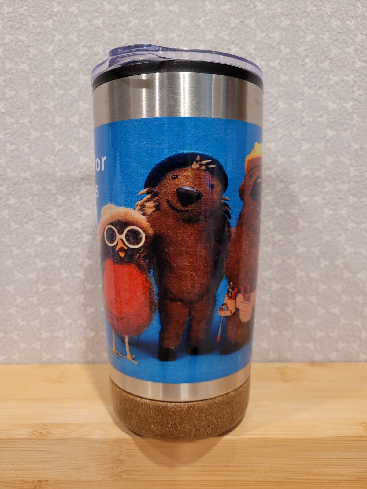 TVFCU Tennessee Valley Needlefelt Woodland Animals Stainless Water Bottle 20oz
