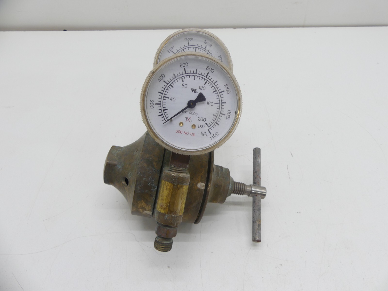 UL 327L Brass Compressed Gas Regulator 4000 PSI