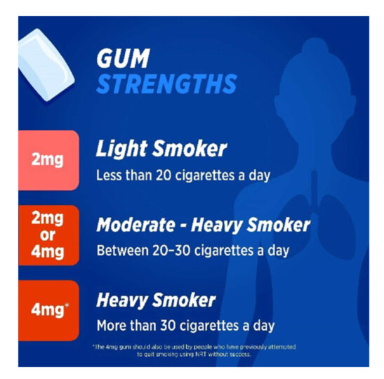 Nicotinell® Fruit Flavoured Nicotine Chewing Gum Regular Strength 2mg 24 Pack