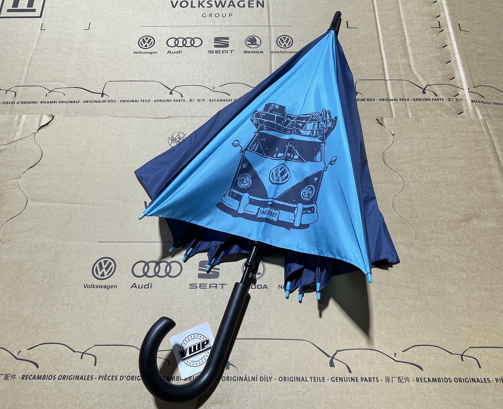 Volkswagen Heritage Umbrella OEM Gift VW Golf Polo Lupo Passat Scirocco Camper