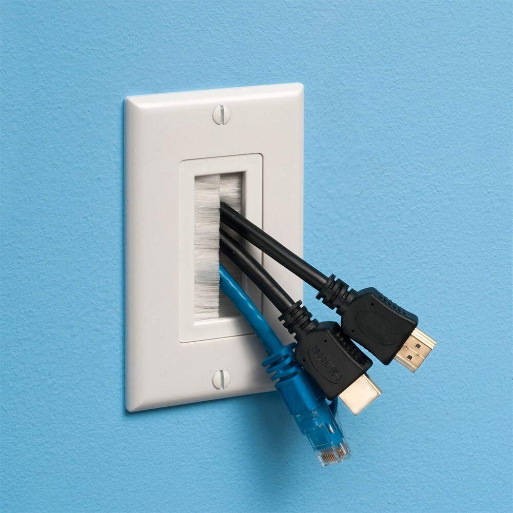 *OPEN BOX* Arlington® CED135 Cable Entry Keystone Strap with Brush-Style Opening