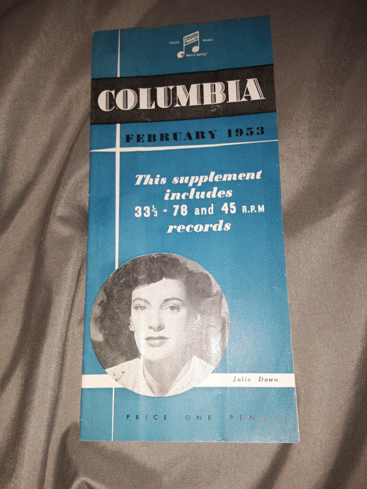 Columbia Records Supplement Catalog 1953