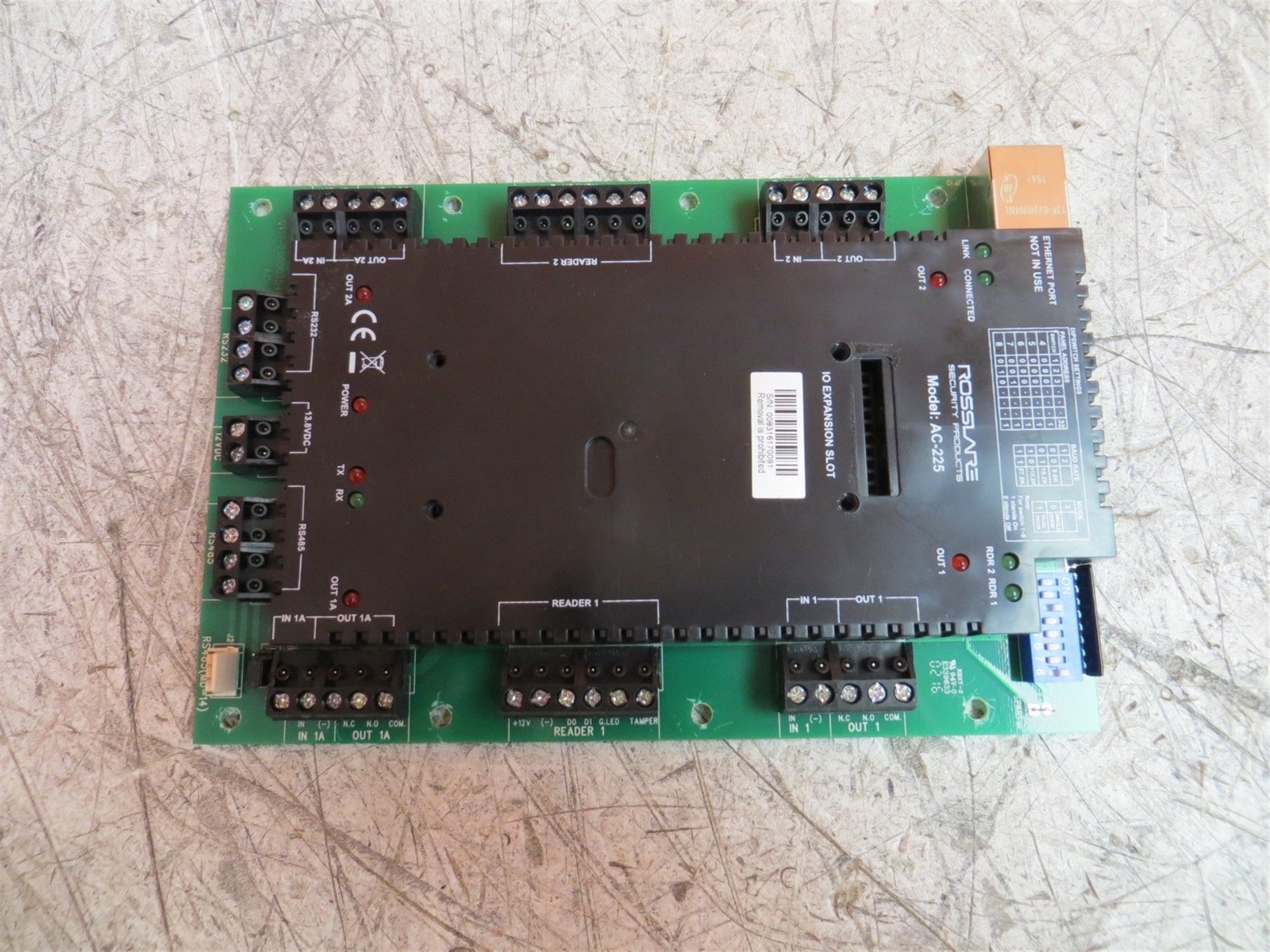 Rosslare Security Products AC-225 Control Board See Description