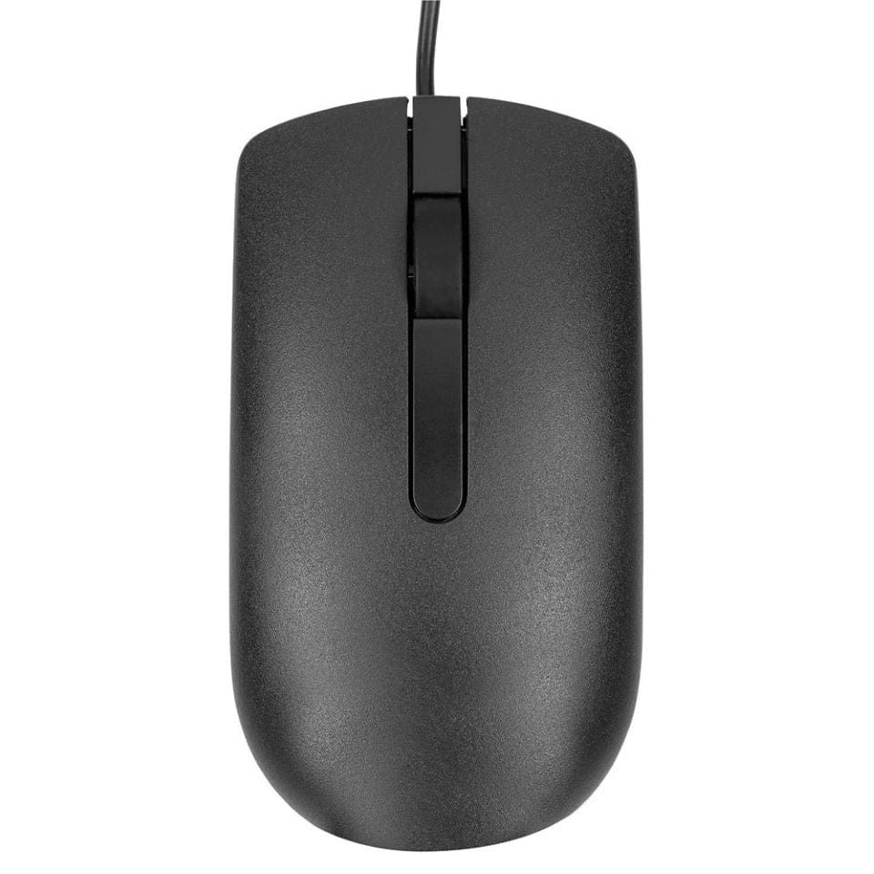 Dell Desktop Optical Mouse MS116T1 Black Wired USB W/ Scroll Wheel Genuine OEM