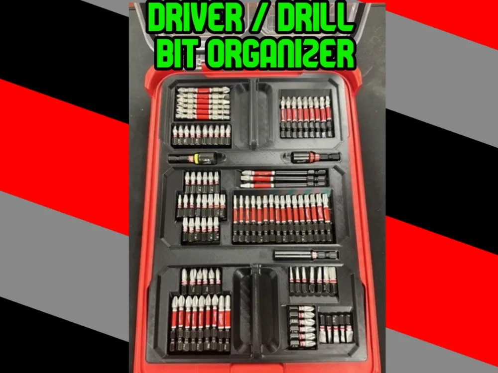 Milwaukee Packout 100pc Driver/Drill Bit Organizer (NO TOOL)