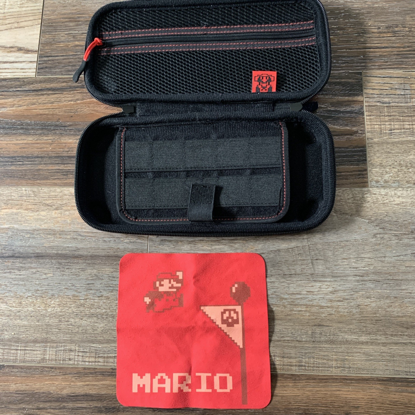 Nintendo Switch Super Mario Carrying Case Holds Console & Games Cartridges