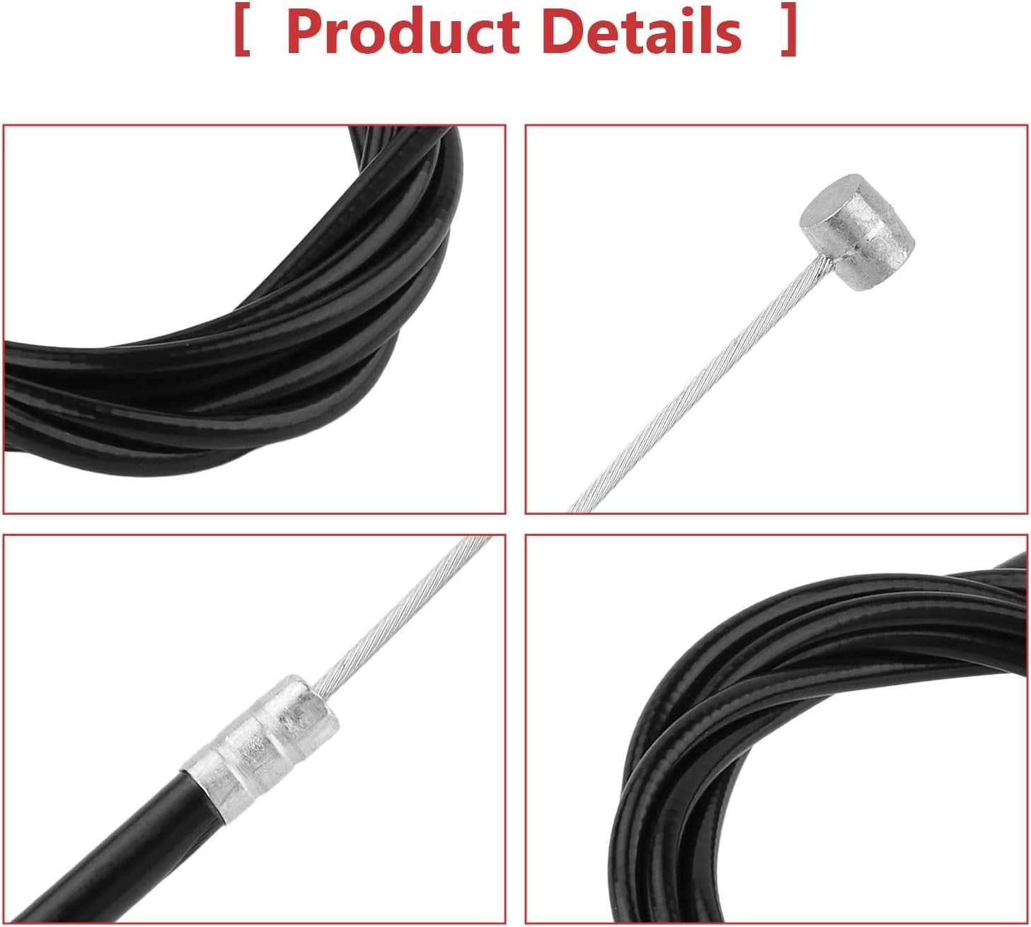 Brake Cable Line Replacemnt Compatible with M4 / M4 Pro Electric ScooterColor: