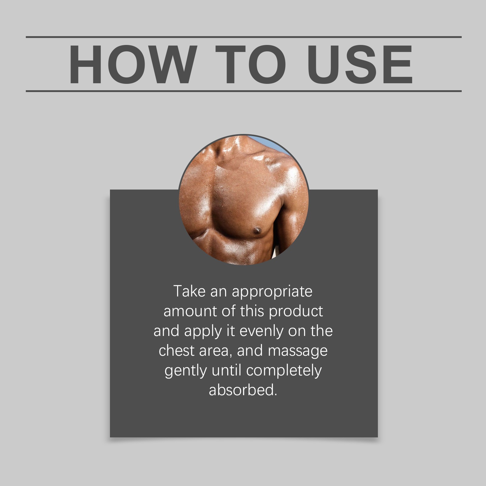 Men's Body Oil Enhances Skin Elasticity with Gentle Nourishing Massage Formula
