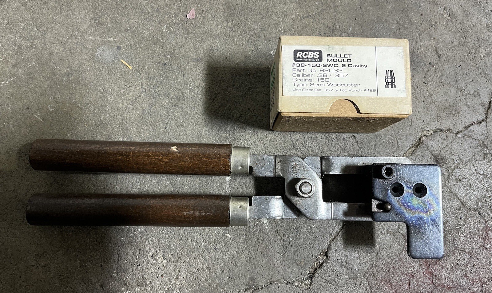 RCBS 38-150 SWC Double Cavity 38/357 Grains 150 Semi Wadcutter Bullet Mold 82032