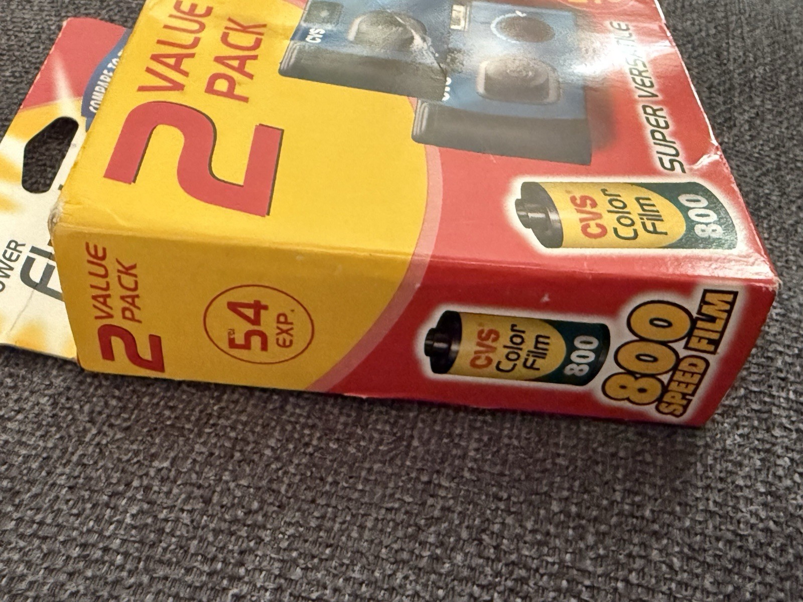 CVS Flash Indoor & Outdoor Camera 2-Pack 54 Exposures NEW
