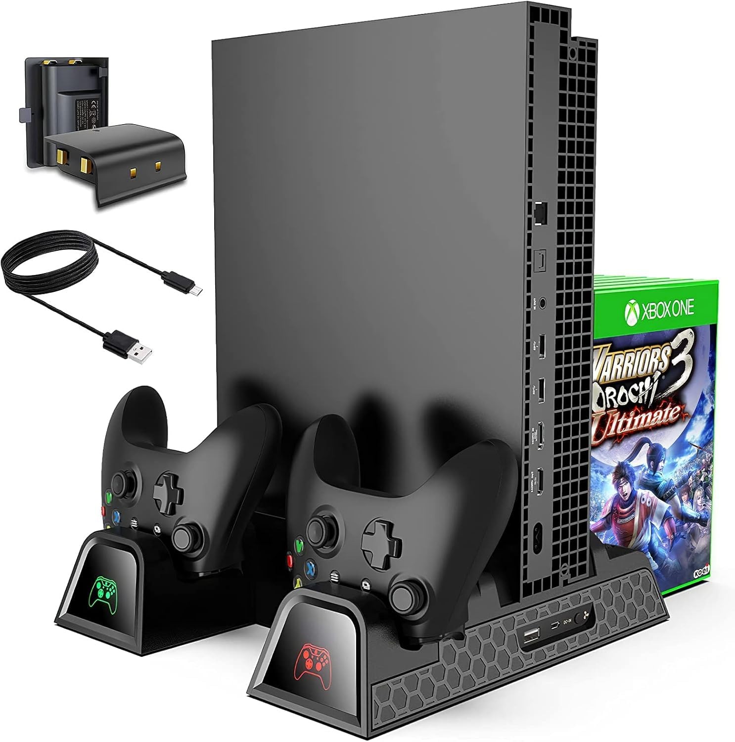 Cooling Stand for Xbox One/One S/One X, CTPOWER Vertical Charging Grey