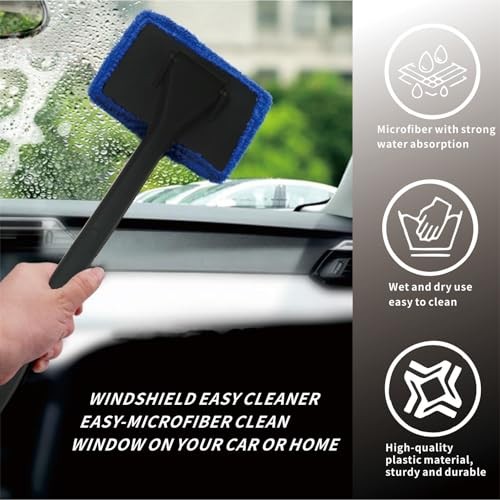 10pcs Car Windshield Cleaning Tool, Windshield Cleaner with 5 Bule（10pcs）