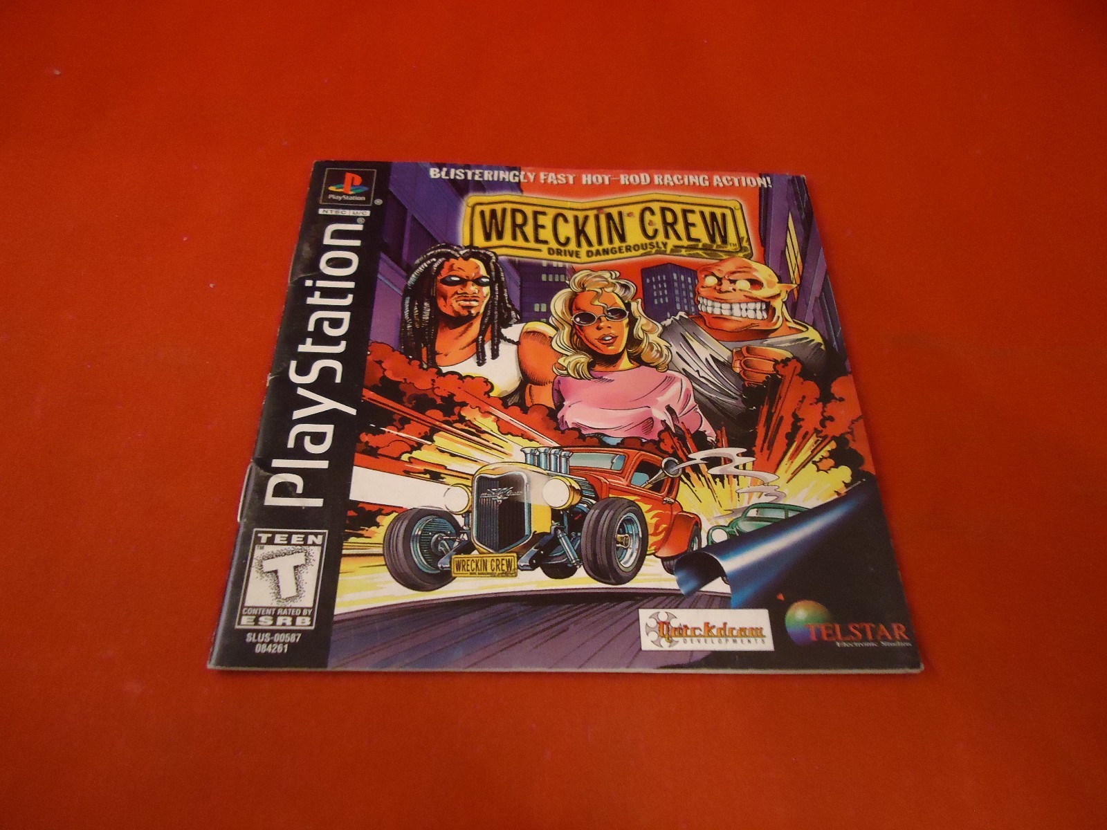 Wreckin Crew Playstation 1 PS1 Instruction Manual Booklet ONLY Wrecking Crew