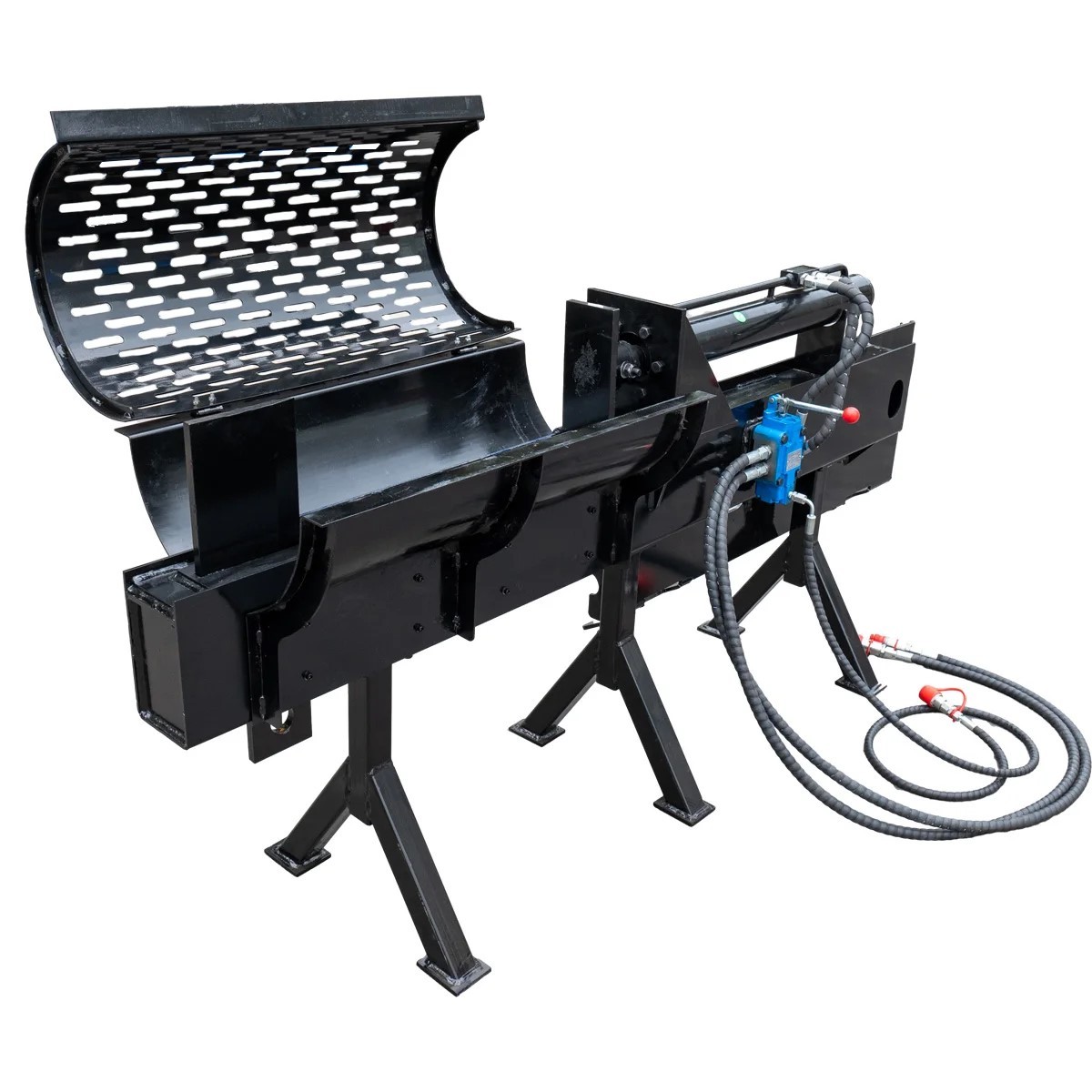 Skid Steer Automatic Log Wood Splitter Hydraulic Attachment Bobcat CASE CAT