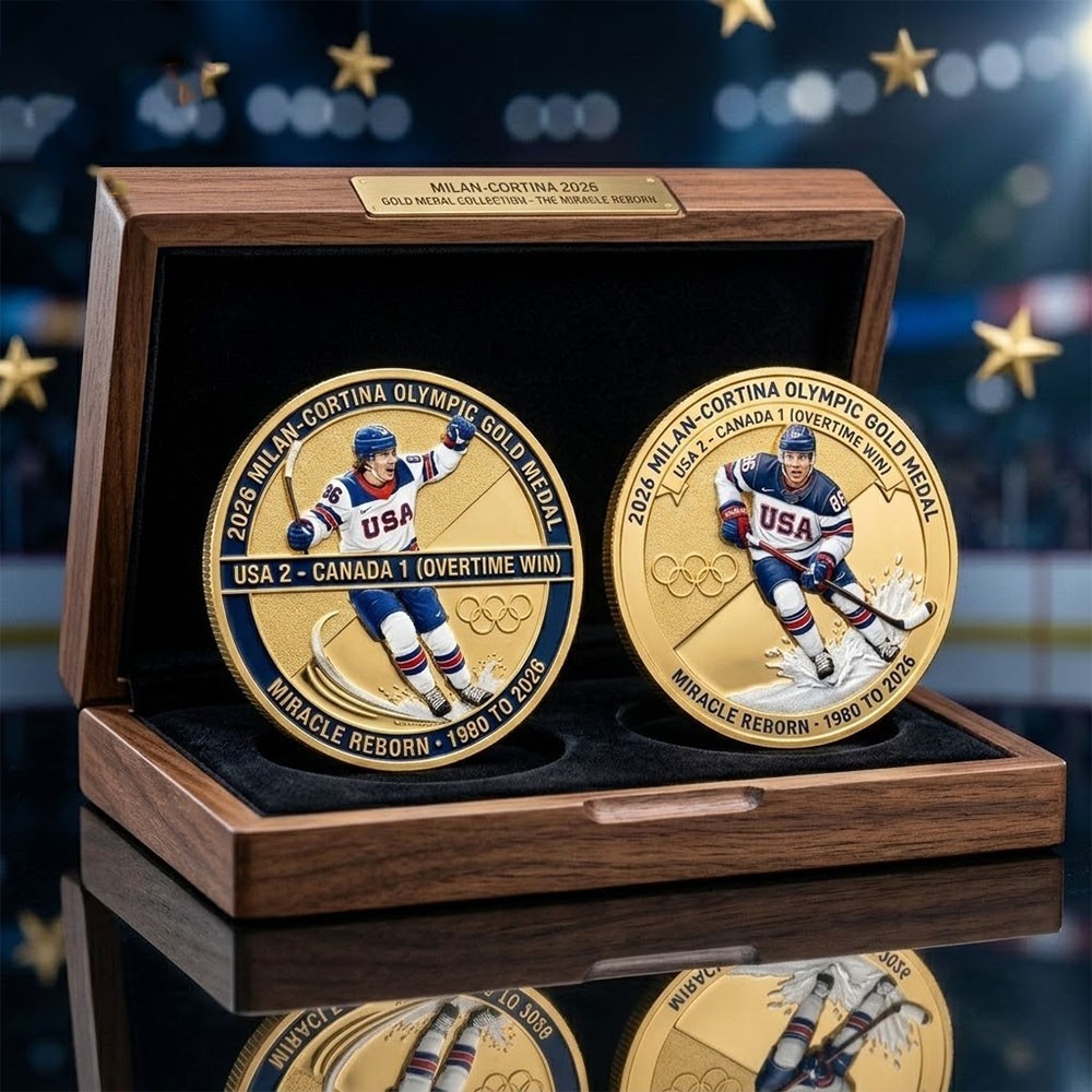 New Popular Milano Cortina Olympic Gold Medal Commemorative Coin 2026 QQ37