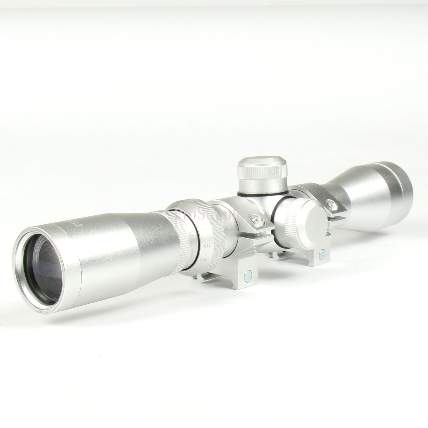 Silver Mosin Nagant 2-7x32 Long Eye Relief Scope Fits Mosin Nagant 1891/30 M39